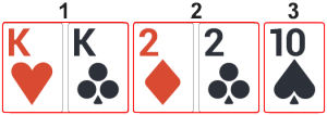 Example of Two Pairs hand