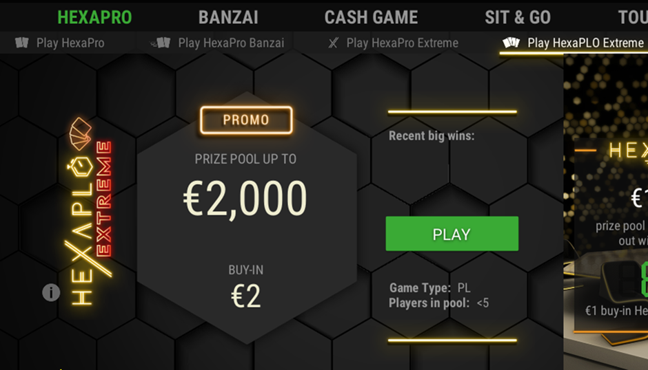 HexaPLO Extreme lobby example