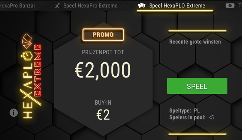 HexaPLO Extreme lobby example