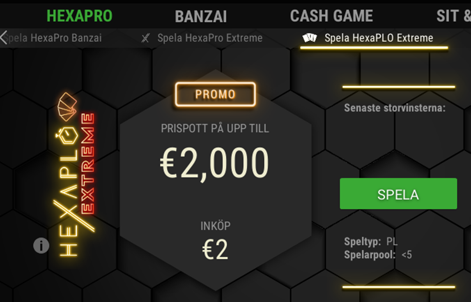 HexaPLO Extreme-lobby